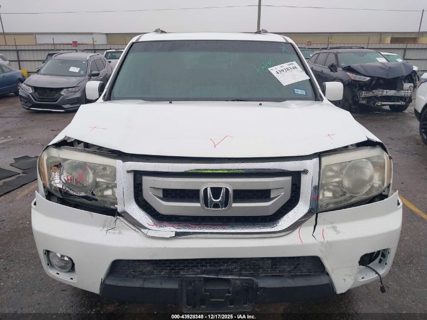 2011 Honda Pilot Ex-L VIN: 5FNYF3H79BB040411 Lot: 43928348