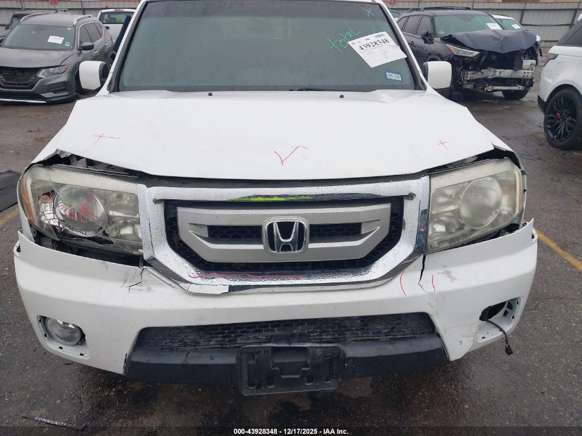 2011 Honda Pilot Ex-L VIN: 5FNYF3H79BB040411 Lot: 43928348