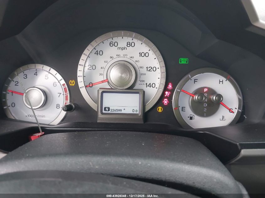 2011 Honda Pilot Ex-L VIN: 5FNYF3H79BB040411 Lot: 43928348