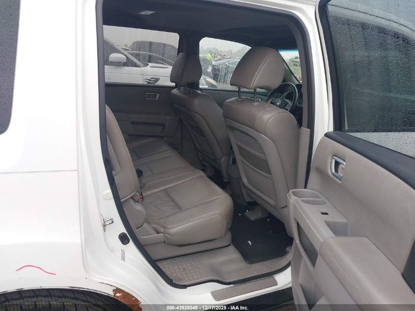 2011 Honda Pilot Ex-L VIN: 5FNYF3H79BB040411 Lot: 43928348