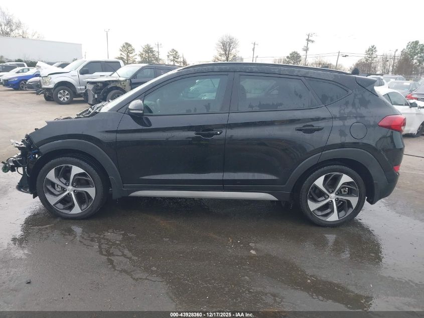 2018 Hyundai Tucson Value VIN: KM8J33A22JU681975 Lot: 43928360