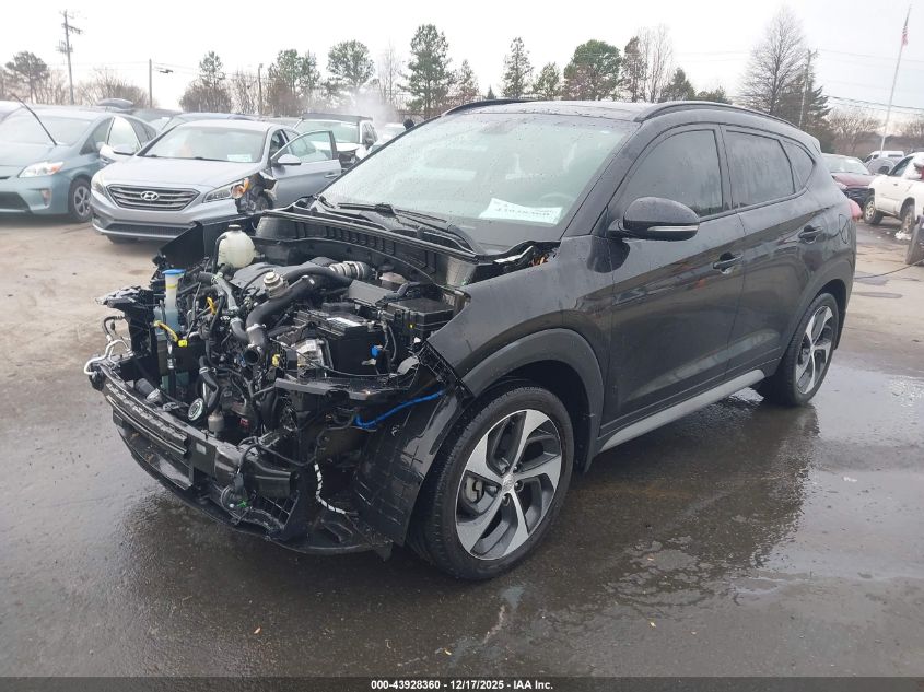 2018 Hyundai Tucson Value VIN: KM8J33A22JU681975 Lot: 43928360