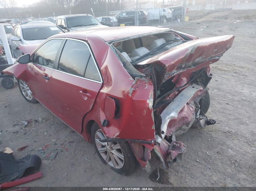 2012 Toyota Camry Xle VIN: 4T1BF1FK8CU593427 Lot: 43928367