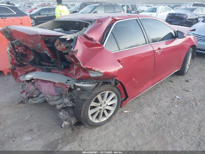 2012 Toyota Camry Xle VIN: 4T1BF1FK8CU593427 Lot: 43928367