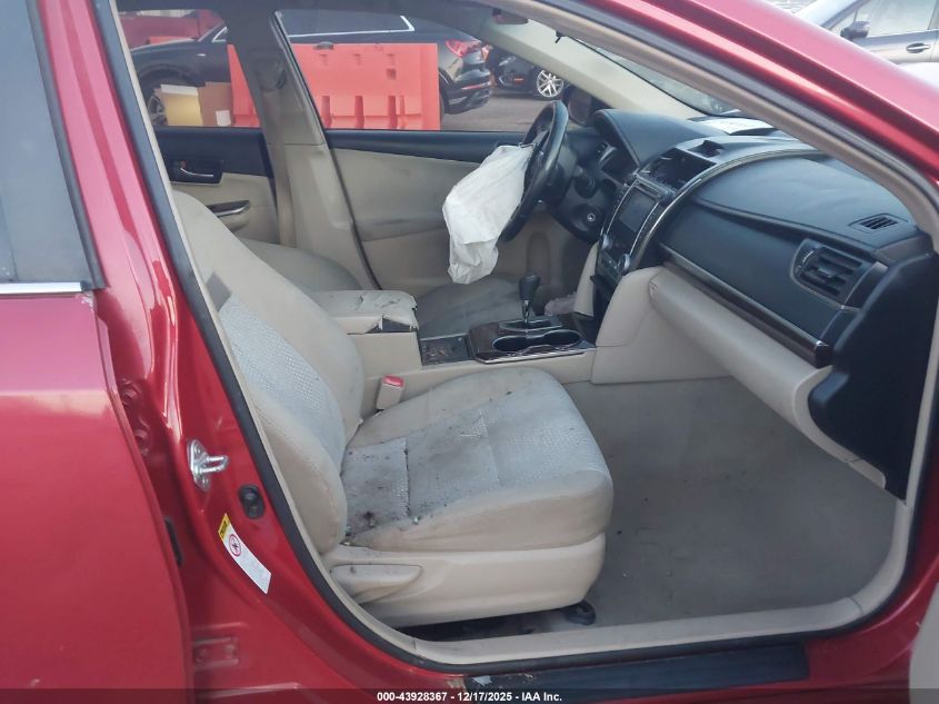 2012 Toyota Camry Xle VIN: 4T1BF1FK8CU593427 Lot: 43928367