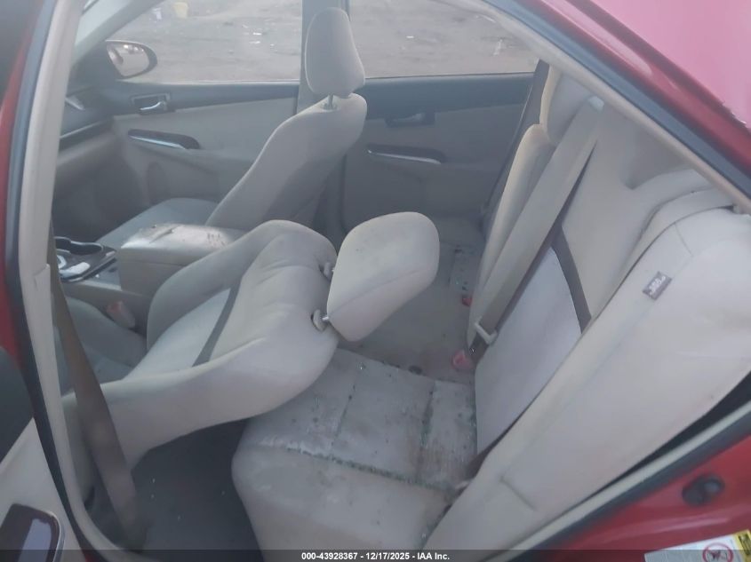 2012 Toyota Camry Xle VIN: 4T1BF1FK8CU593427 Lot: 43928367