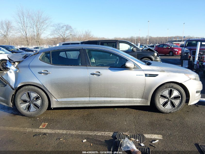 2013 Kia Optima Hybrid Lx VIN: KNAGM4AD9D5043611 Lot: 43928379