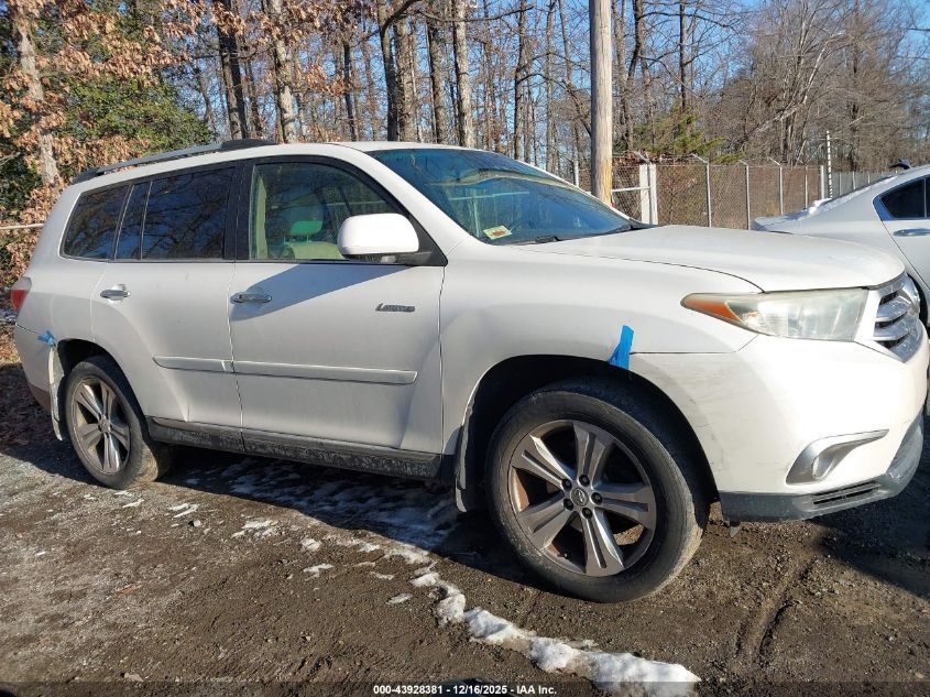 2013 Toyota Highlander Limited V6 VIN: 5TDDK3EH0DS205977 Lot: 43928381