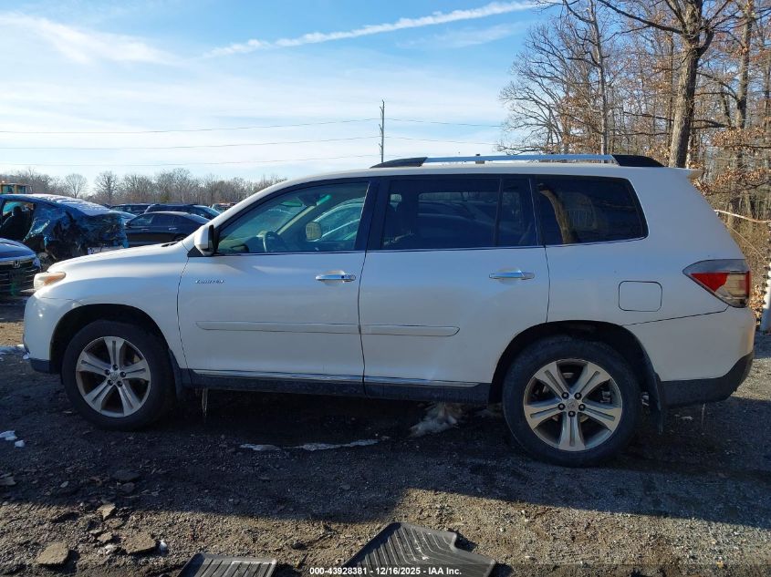 2013 Toyota Highlander Limited V6 VIN: 5TDDK3EH0DS205977 Lot: 43928381