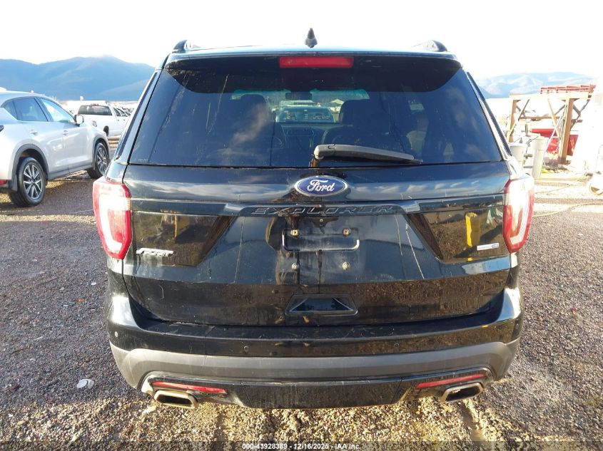 2016 Ford Explorer Sport VIN: 1FM5K8GT7GGC33952 Lot: 43928389