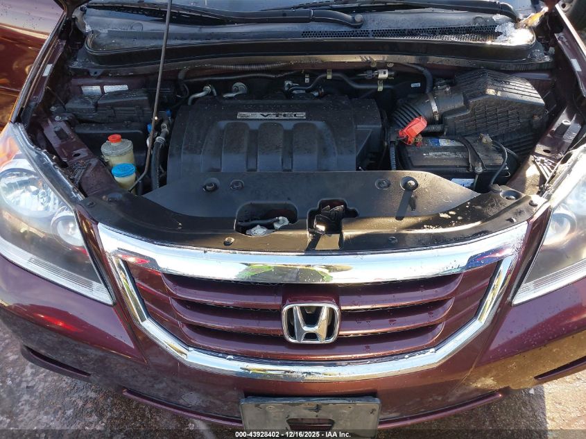 2009 Honda Odyssey Ex VIN: 5FNRL38459B022758 Lot: 43928402