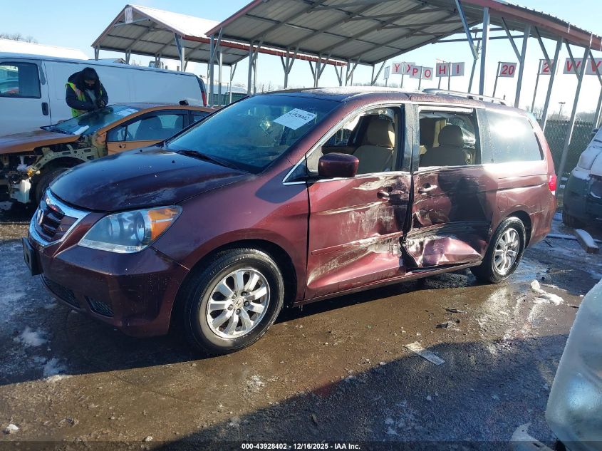 2009 Honda Odyssey Ex VIN: 5FNRL38459B022758 Lot: 43928402