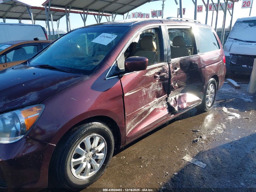 2009 Honda Odyssey Ex VIN: 5FNRL38459B022758 Lot: 43928402