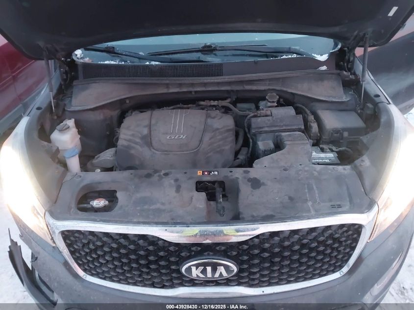 2016 Kia Sorento 3.3L Ex VIN: 5XYPHDA55GG157052 Lot: 43928430