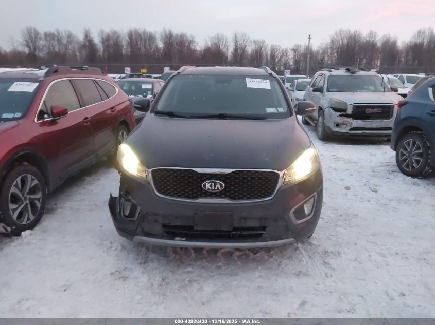 2016 Kia Sorento 3.3L Ex VIN: 5XYPHDA55GG157052 Lot: 43928430