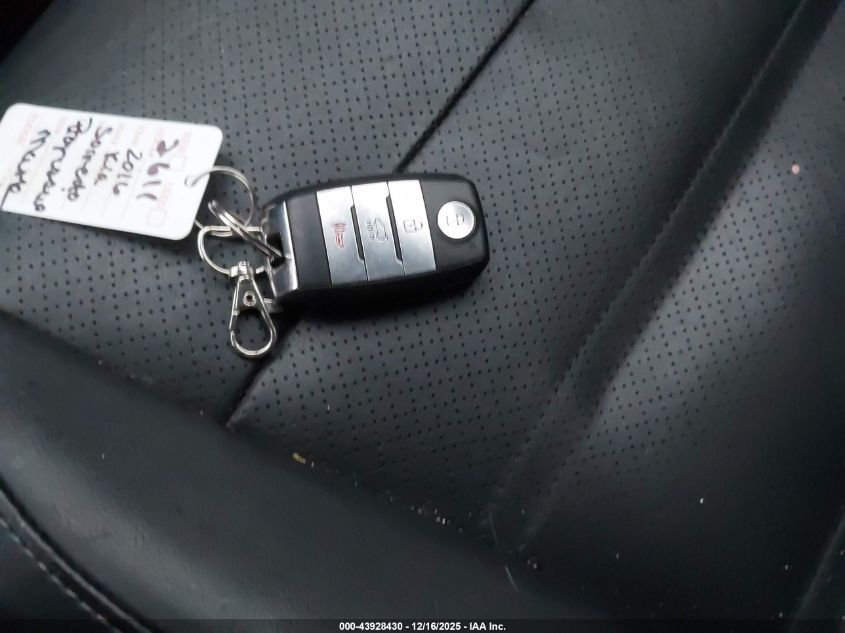 2016 Kia Sorento 3.3L Ex VIN: 5XYPHDA55GG157052 Lot: 43928430