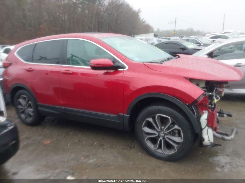 2022 Honda Cr-V Awd Ex VIN: 2HKRW2H5XNH658632 Lot: 43928447