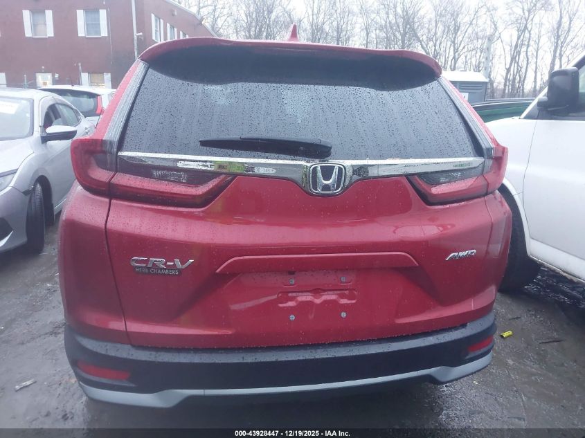 2022 Honda Cr-V Awd Ex VIN: 2HKRW2H5XNH658632 Lot: 43928447