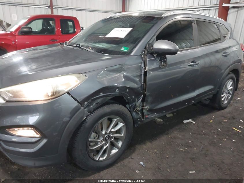 2017 Hyundai Tucson Se VIN: KM8J33A41HU416301 Lot: 43928462