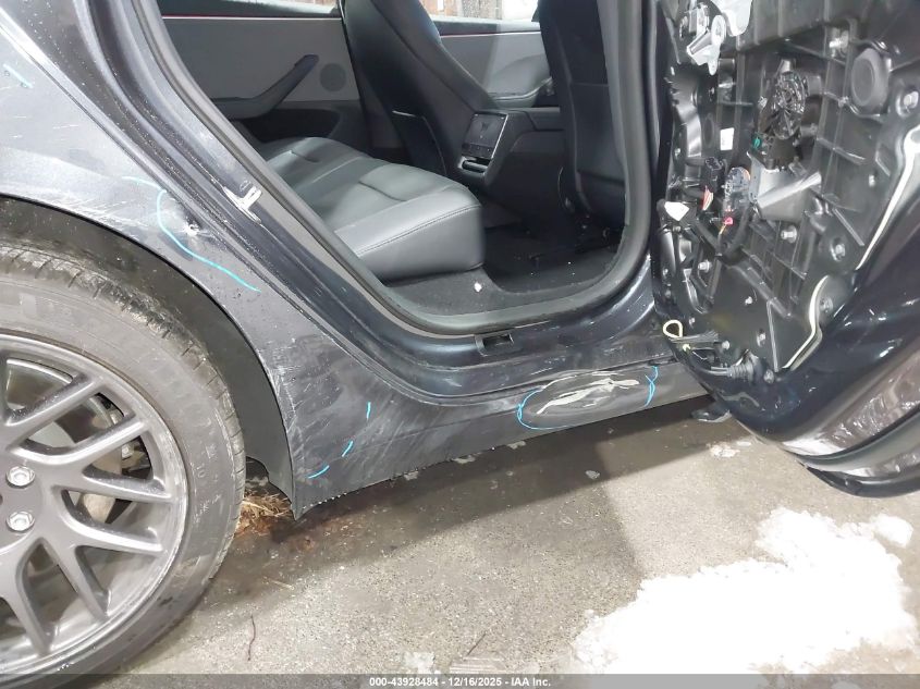 2025 Tesla Model 3 Long Range Rear-Wheel Drive VIN: 5YJ3E1EA0SF030030 Lot: 43928484