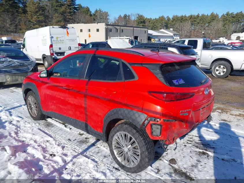 2019 Hyundai Kona Sel VIN: KM8K2CAA9KU230252 Lot: 43928487