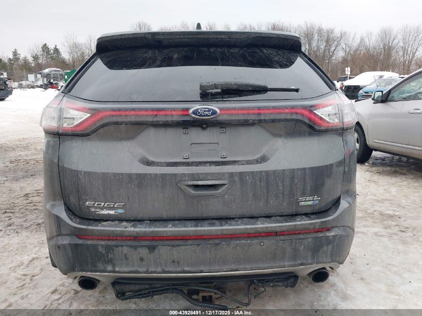 2016 Ford Edge Sel VIN: 2FMPK4J90GBB99262 Lot: 43928491