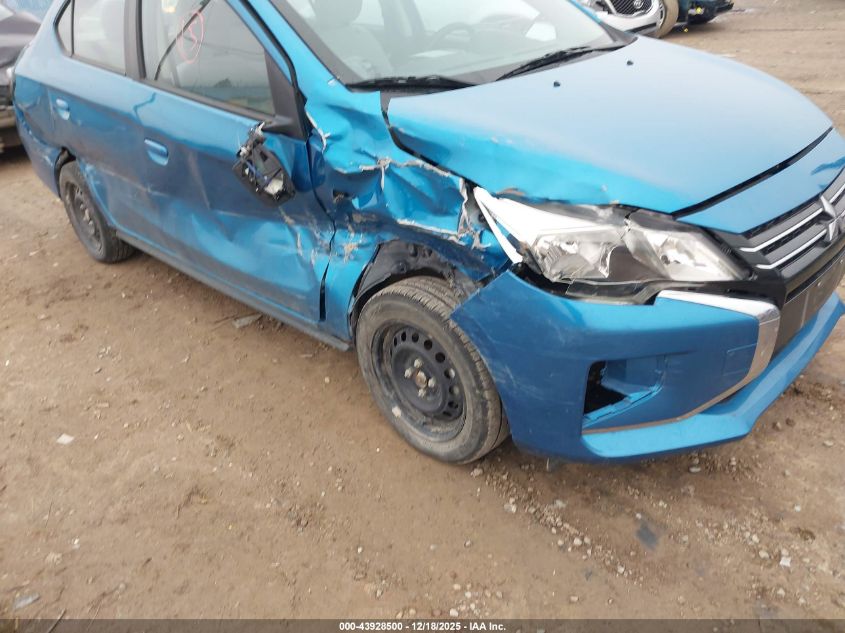 2022 Mitsubishi Mirage G4 Black Edition/Es/Le VIN: ML32FUFJ4NHF02510 Lot: 43928500