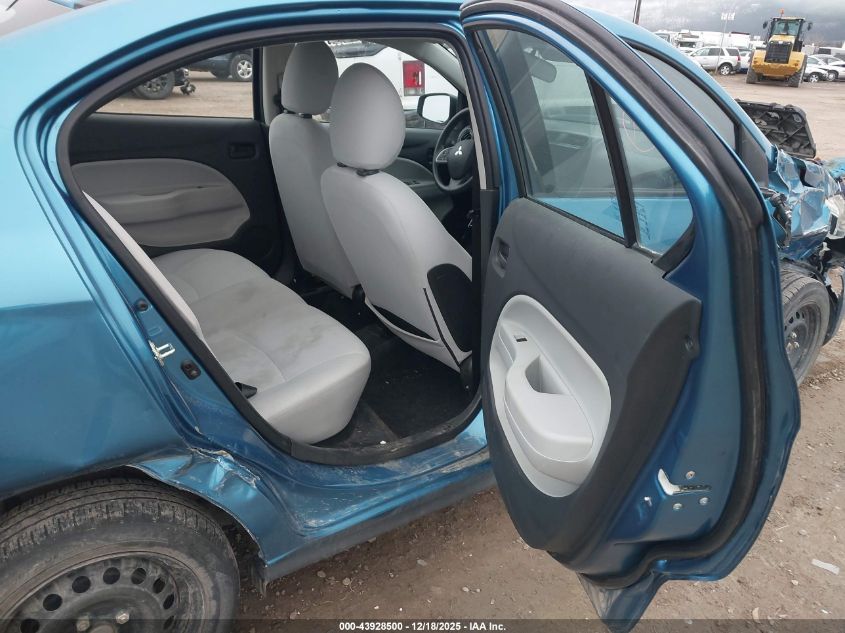 2022 Mitsubishi Mirage G4 Black Edition/Es/Le VIN: ML32FUFJ4NHF02510 Lot: 43928500