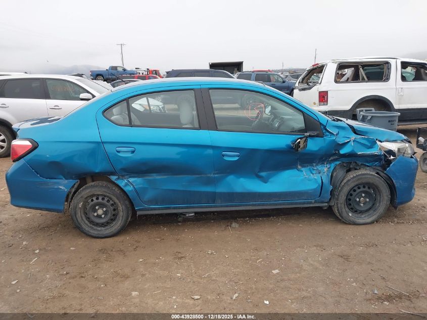 2022 Mitsubishi Mirage G4 Black Edition/Es/Le VIN: ML32FUFJ4NHF02510 Lot: 43928500