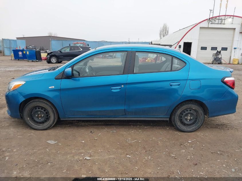 2022 Mitsubishi Mirage G4 Black Edition/Es/Le VIN: ML32FUFJ4NHF02510 Lot: 43928500