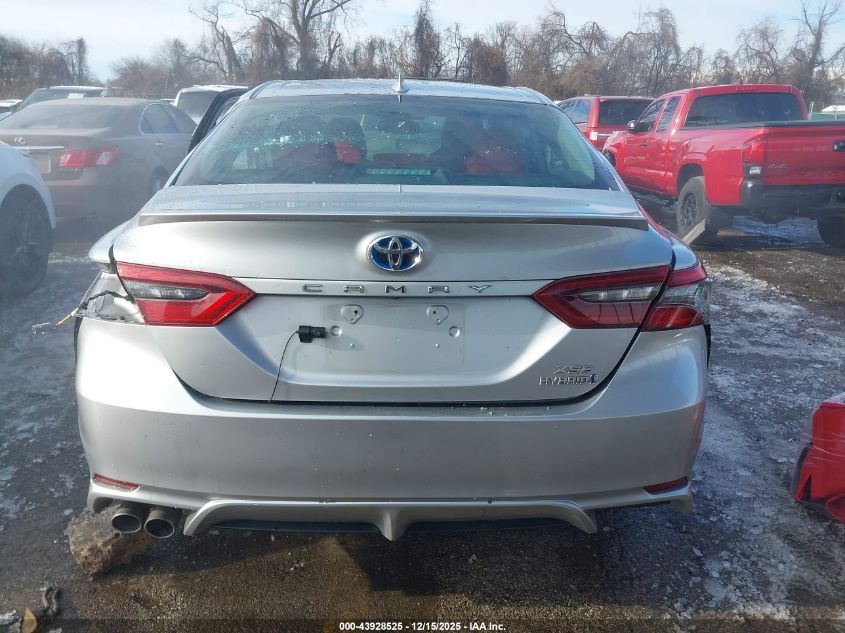 2022 Toyota Camry Xse Hybrid VIN: 4T1K31AK0NU040211 Lot: 43928525