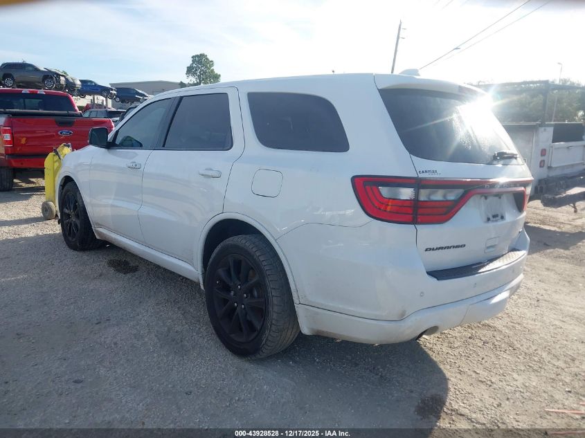 2018 Dodge Durango Gt Rwd