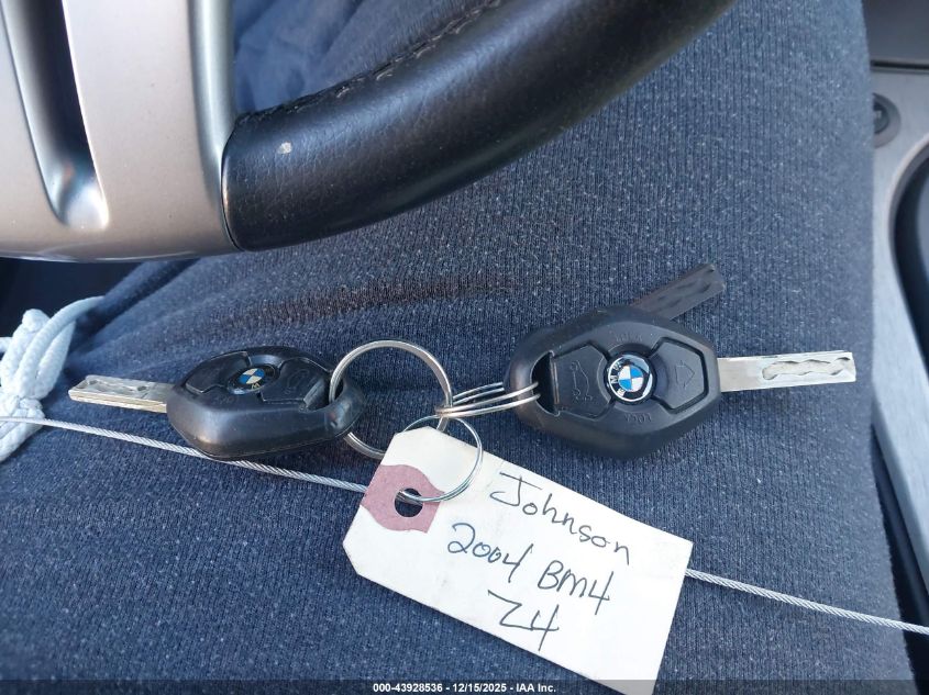 2004 BMW Z4 3.0I VIN: 4USBT53514LU08087 Lot: 43928536