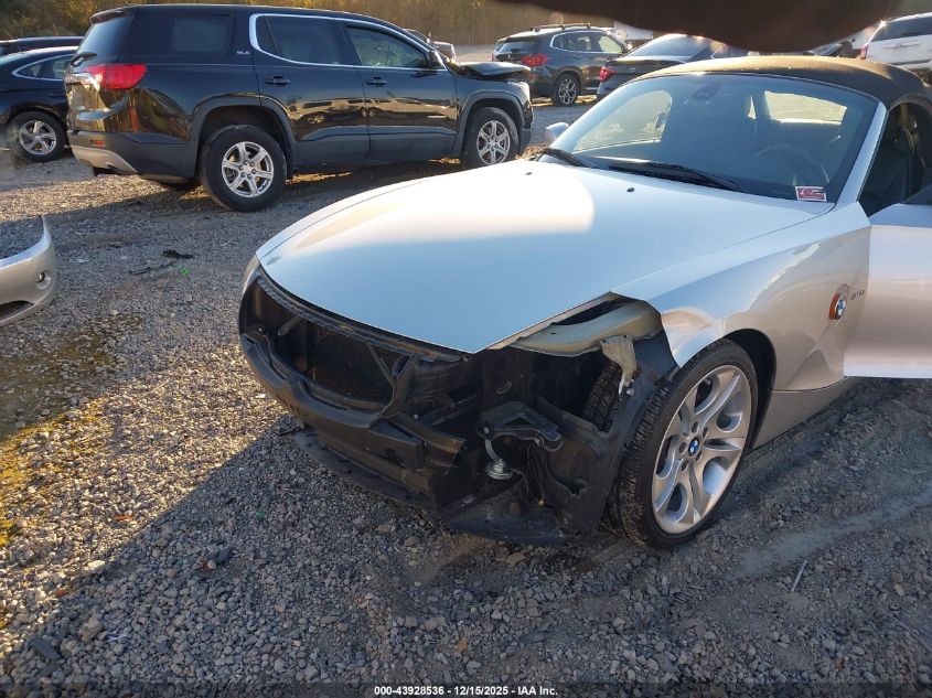 2004 BMW Z4 3.0I VIN: 4USBT53514LU08087 Lot: 43928536