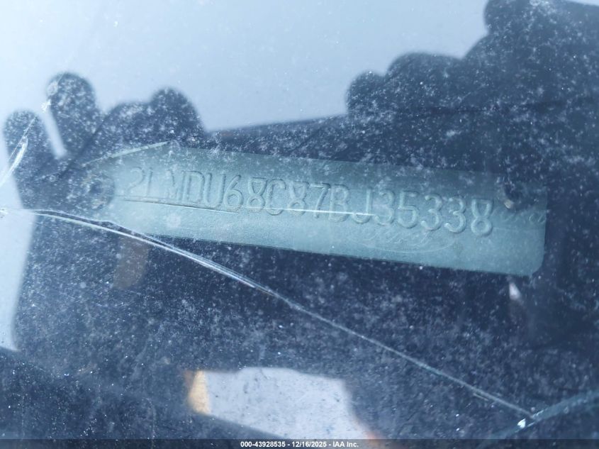 2007 Lincoln Mkx VIN: 2LMDU68C87BJ35338 Lot: 43928535