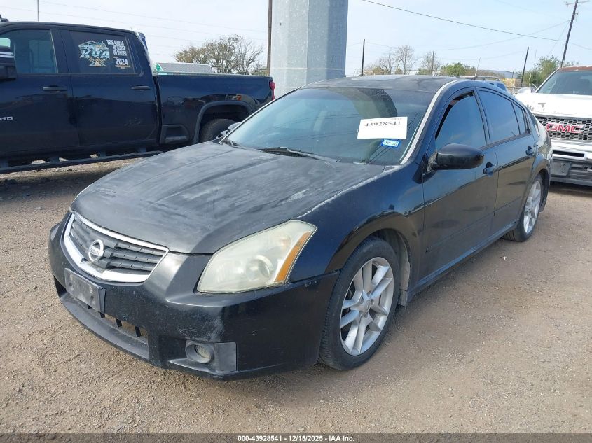 2008 Nissan Maxima 3.5 Se VIN: 1N4BA41E38C803702 Lot: 43928541