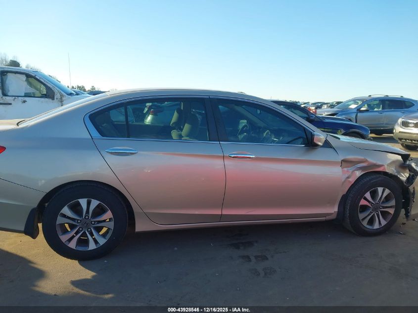 2013 Honda Accord Lx VIN: 1HGCR2F32DA199487 Lot: 43928546