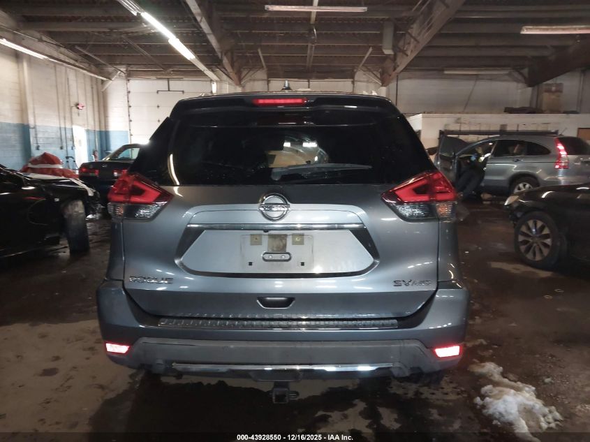 2017 Nissan Rogue Sv VIN: JN8AT2MV6HW282915 Lot: 43928550