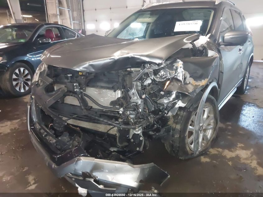 2017 Nissan Rogue Sv VIN: JN8AT2MV6HW282915 Lot: 43928550