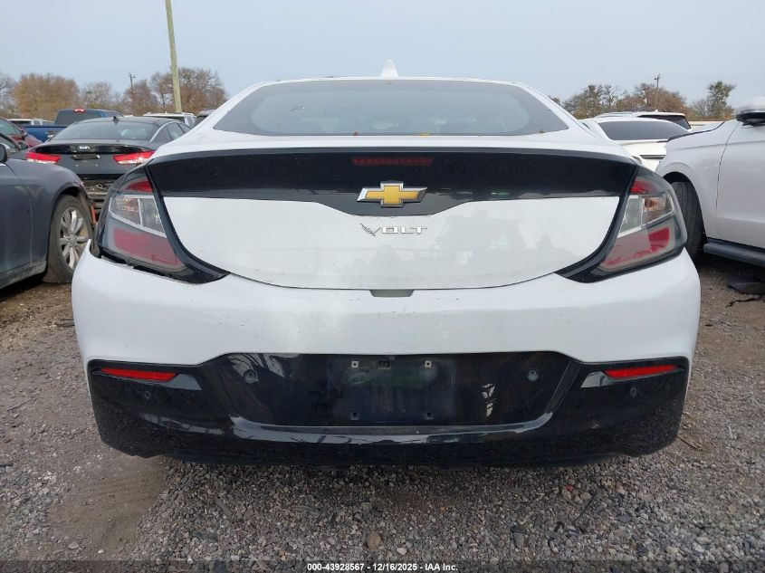 2016 Chevrolet Volt Premier VIN: 1G1RD6S51GU134289 Lot: 43928567