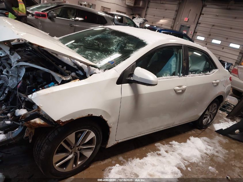 2016 Toyota Corolla Le Plus VIN: 5YFBPRHE6GP458389 Lot: 43928595