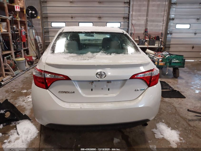 2016 Toyota Corolla Le Plus VIN: 5YFBPRHE6GP458389 Lot: 43928595