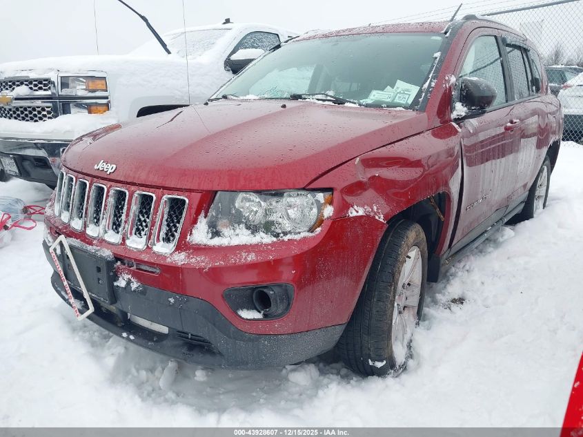 2017 Jeep Compass Sport 4X4 VIN: 1C4NJDBB6HD138171 Lot: 43928607
