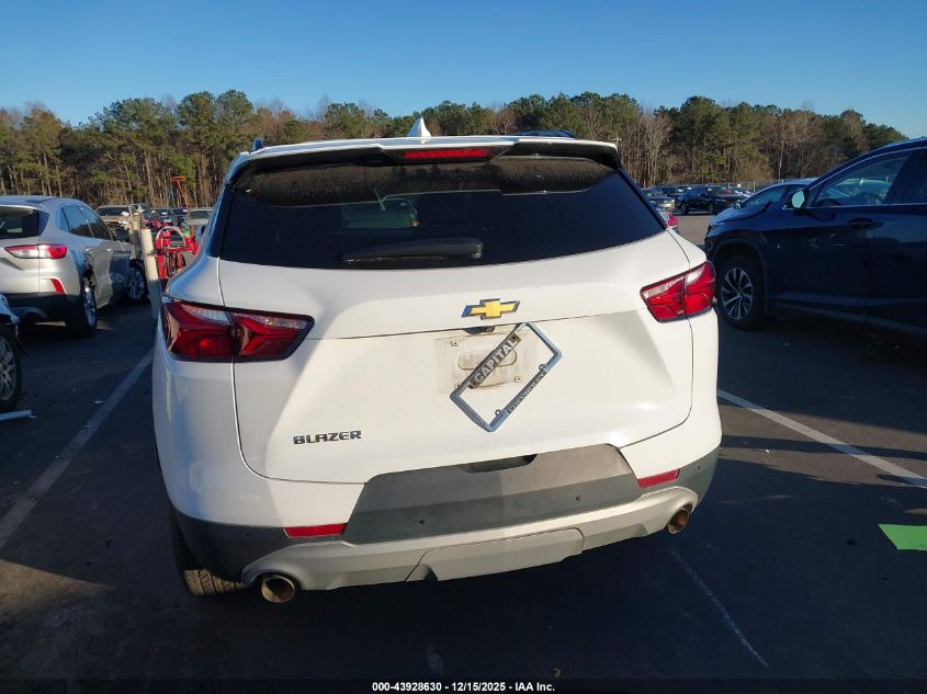 2022 Chevrolet Blazer Fwd 2Lt VIN: 3GNKBCR46NS218042 Lot: 43928630