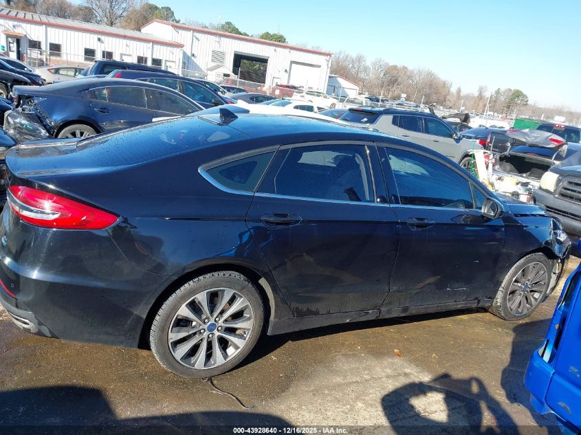 2020 Ford Fusion Se VIN: 3FA6P0T96LR190283 Lot: 43928640