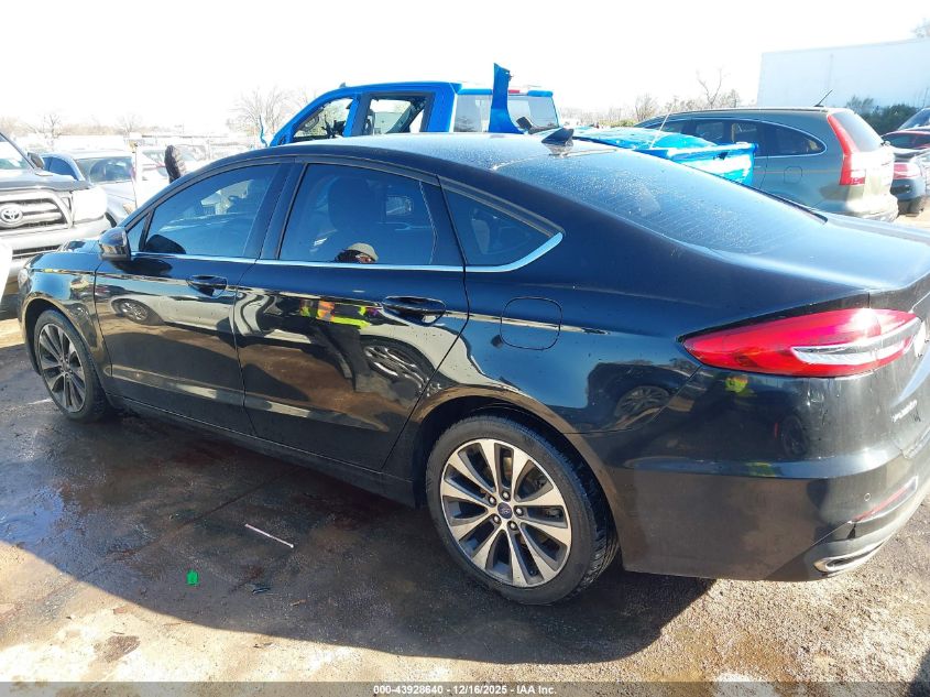 2020 Ford Fusion Se VIN: 3FA6P0T96LR190283 Lot: 43928640