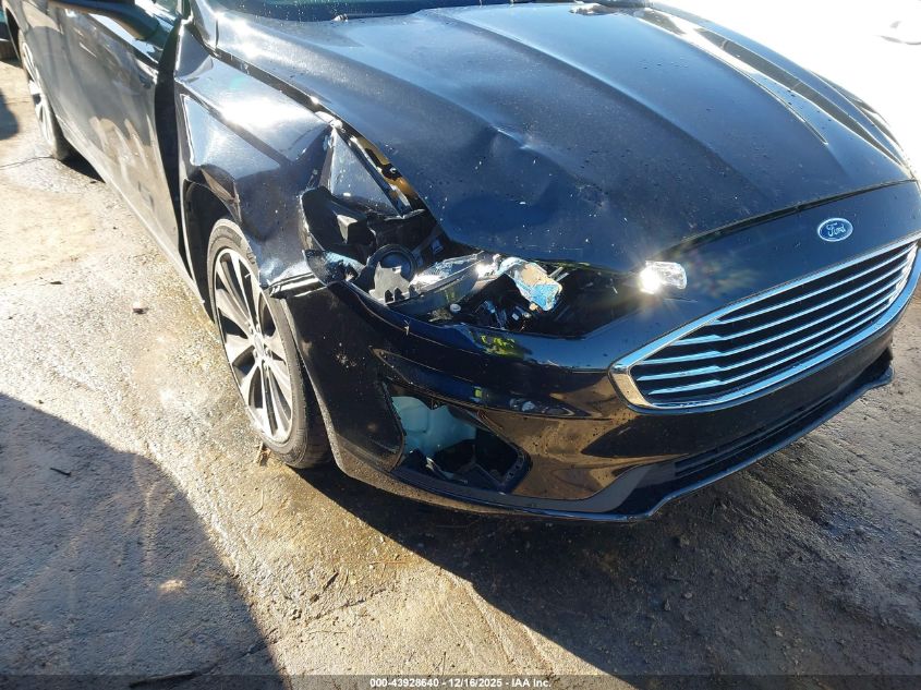 2020 Ford Fusion Se VIN: 3FA6P0T96LR190283 Lot: 43928640