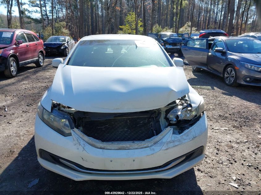 2013 Honda Civic Lx VIN: 19XFB2F50DE002749 Lot: 43928642