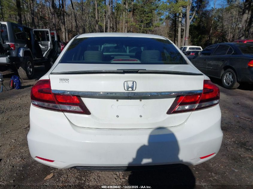 2013 Honda Civic Lx VIN: 19XFB2F50DE002749 Lot: 43928642