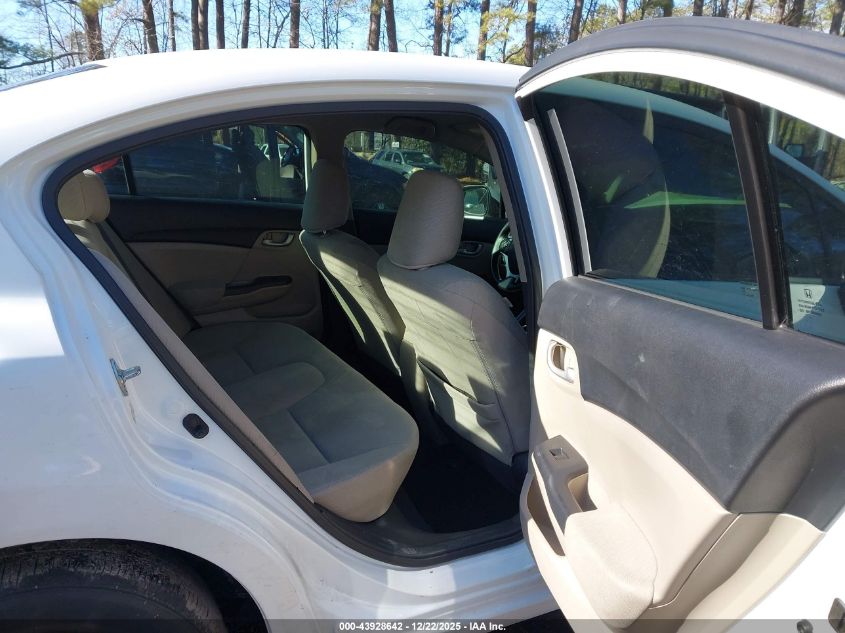 2013 Honda Civic Lx VIN: 19XFB2F50DE002749 Lot: 43928642